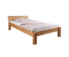 acerto Letto Noemi Rustico in Legno di faggio massello 140x200cm