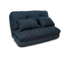Chengzuoqing-Home Divano Pigro Frame Guest Divano Letto Luxury Futon Letto Singolo Materasso Pieghevole Interno ed Esterno (Colore : Blu, Dimensione : 210 * 100 * 28CM)