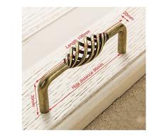 Maniglie per armadietto Maniglie dellarmadietto antico antico antico scavando le maniglie di uccelli di uccelli del cassettone delle maniglie del cassetto dellarmadio della porta dellarmadio Hardwa