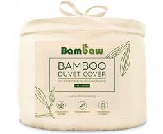 Copripiumino in bambù | Biancheria letto | Copripiumino elegante in bambù| Copripiumino antiacaro | Lenzuola in bambù |copripiumino letto | Beige - 240x220 | Bambaw