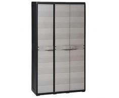 vidaXL Armadio a 3 Ante con 4 Ripiani Toomax Modello Elegance 97x38x171 cm