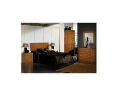 ElleDesign Cassettone ciliegio 4 cassetti Legno massello Pino comò Camera Letto cameretta