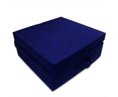 vidaXL Materasso di Schiuma Pieghevole 190 x 70 9 cm Blu