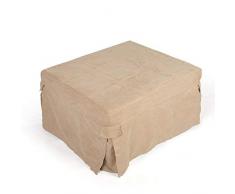 D-Mail dmail-Pouf Letto Colore Beige