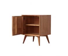 YXQ-* Comodino in Legno massello Americano Porta Singola Comodino Comodino
