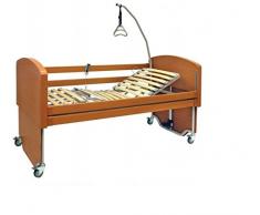 Letto da Degenza Elettrico con Doghe in Legno - Rebecca (Asta Inclusa)
