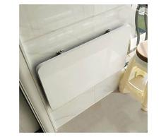 WBBML Piccola Scrivania Galleggiante con Staffa in Metallo Bordi Arrotondati Scrivania a Scomparsa per Imparare, Cenare, Camera, Camera Letto (Colore : White, Size : 100x40cm)