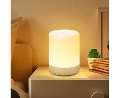 SOLIDEE LED Luce Notturna Bambini,Lampada da Comodino Dimmerabile,RGB Colori Portatile Lampada Notturna Camera da Letto Campeggio,USB Ricaricabile Luce Notturna Neonato,Regalo per Bambini Adulti