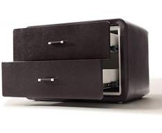 Giow Comodino Cassettiera Armadio Comodino Ciliegio Mobili Imbottito Comodino 2- Cassettiera Comodino
