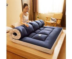 Giapponese Pieghevole Materasso Futon,addensato materasso matrimoniale singolo，tatami spesso,Trapuntato Materassi Futon Pad，materassino Portatile