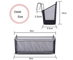 Hydaa dormitorio comodino Hanging Storage Supplies desktop angolo scaffali cestino porta contenitori per home office Blue