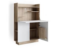 Vicco Armadio-scrivania Alena Scaffale per ufficio Scaffale per fascicoli Tavolo da pc Scrittoio
