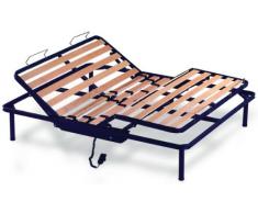 EVERGREENWEB MATERASSI & BEDS ⭐️⭐️⭐️⭐️⭐️ Kiwi Rete Elettrica a doghe in Legno Matrimoniale 160x200 cm