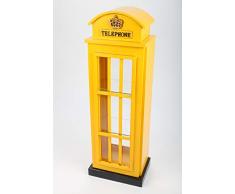point home - Armadio di design Telephone, retrò, giallo, 80 cm
