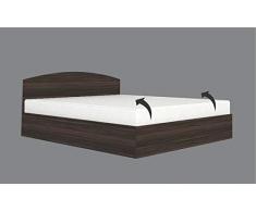 Arredodacasa.com Letto Matrimoniale 160x200 Contenitore LG7 (wenge, Letto)