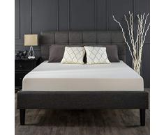Zinus Lottie Struttura del letto trapuntata con quadrati imbottiti / Letti Con Piattaforma/ Non sono necessarie le molle/ Supporto resistente in legno per letto/ Montaggio facile/ 140 x 190 cm