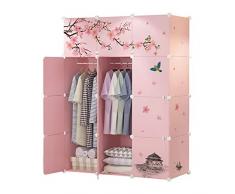 DFGHJK Armadi Mobili Camera Da Letto Mobili for la casa Resina armadio Assembly Organizer Closet