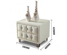 Yi Feng Cassettiera Comodino Comodino in Pelle Comodino Comodino in Pelle Decorazione di mobili
