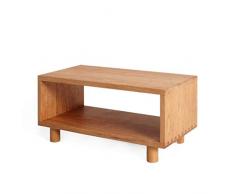RCLD Comodini Armadietto Contenitore Comò Semplice Camera da Letto in Legno massello Legno + ciliegio (Color : Solid Wood Color, Size : 63 * 33 * 30cm)
