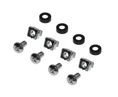 Link LKKIT50VZ Kit 50 Viti, Dadi e Rondelle per Installazioni su Armadi Rack 19", Zinco