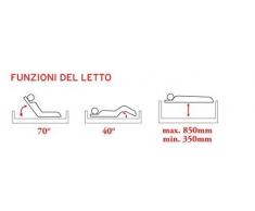 Letto degenza Gerbera Moretti MP280 - 3 snodi elettrico