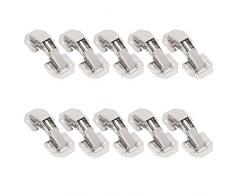 Cerniera Porta a forma di ponte Cerniera Armadio da cucina Porte Armadio Porte Librerie per la casa(Thickened 3 inch marble hinge)