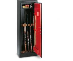 ARMADIO PORTAFUCILI IN ACCIAIO TECHNOMAX HS/600SC PER 11 FUCILI CON TESORETTO 1560X535X320MM