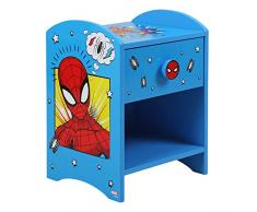 Disney Marvel Spider-Man-Comodino per Bambini, in Legno ingegneristico, Blu, Piccolo, MDF da 15 mm, Small