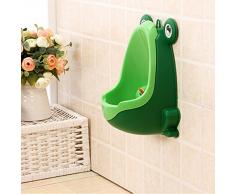 Rana Bambini vasino, gzqes, i bambini della rana igienica, allenamento del vasino bambino, bagno di Como allenatore, colore: verde