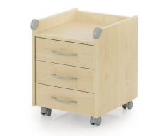 Kettler Sit On 06761-311 Cassettiera a rotelle in legno di acero