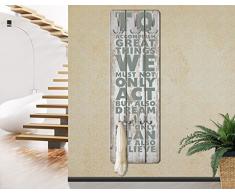 Appendiabiti design - No.RS179 Great Things, Dimensione:139cm x 46cm