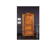 Estea Mobili - ARMADIO LEGNO 1 ANTA CAPPELLO TONDO ARTE POVERA - 512 - come foto