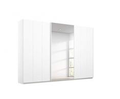 Rauch Seattle Armadio con ante scorrevoli, in legno, bianco, 271 x 62 x 210 cm