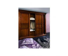 Estea Mobili - ARMADIO ANTE SCORREVOLI CON SPECCHIO LEGNO MASSELLO - 5050-G - Come foto