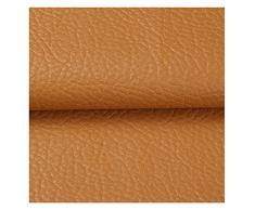 Borsa Morbida Tessuto in Pelle Artificiale Borsa Rigida PU Tessuto in Pelle Sintetica Comodino in Similpelle Fai da Te Fatto A Mano in Tessuto Modello Litchi(Color:Marrone)