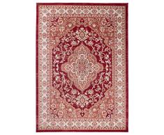 Carpeto Rugs Tappeto Salotto Orientale Persiano Pelo Corto - Tappeti Soggiorno Persiani Originali - Tappeti Salotto Grandi Dimensioni - Tappeti Camera da Letto - Rosso - 200 x 300 cm
