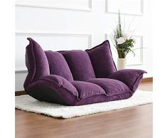 YAOHM Mobili da Pavimento reclinabili futon Giapponese Divano Letto Moderno Pieghevole Regolabile Lettino Chaise Longue reclinabile per Divano del Soggiorno,5