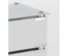 Wink design, Green Bay, Cassettiera con Ruote, MDF, Bianco