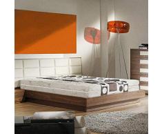 MiaSuite Materasso Singolo, Sfoderabile Ortopedico con Dispositivo Medico, Memory Foam da 2 cm, a 9 Zone e Lastra in Waterfoam 13 cm, Poliuretano, 80 x 190 x 17 cm