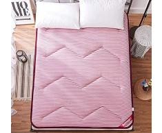 HTST Tatami Materasso Pieghevole, Piano Tatami Pieghevole Materasso futon, Yoga,Pink-150 * 200cm