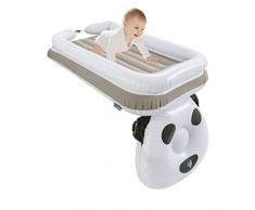 Letto portatile per aeroplano per bambini, culla per prolungare il sedile dellaeroplano per bambini, lettino da viaggio gonfiabile per bambini con lati, materasso ad aria per bambini per auto, lettin
