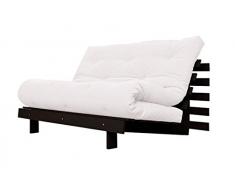 VivereZen - Divano letto futon Roots - Zen Wengé 140x200 + futon colorato