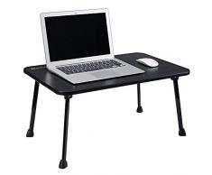 Tavolo da campeggio all'aperto, titolare grande vassoio letto NNEWVANTE Laptop Desk giro scrivania pieghevole portatile in piedi lettura colazione vassoio per gli studenti a terra il caffè Bambini Boy Color
