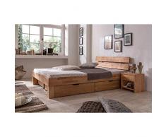 Elfo letto futon Jule in legno di faggio oliato, 140 x 200 cm