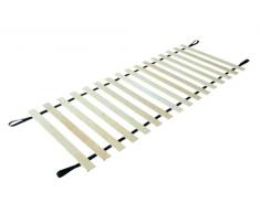 EVERGREENWEB Rete singola a Doghe 90x200 cm - 16 Doghe arrotolabili flessibile – Senza Telaio – Base a Doghe Materasso in Legno di Betulla avvolgibile e pratica per Letto con Rete a Piattaforma