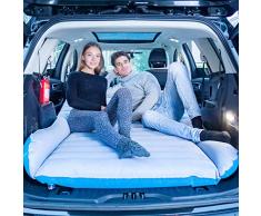 QISE SUV Materasso ad Aria per Auto Materasso da Campeggio Mobile Materasso per Auto a Doppia Faccia Floccato con Pompa per Materasso per Auto Letto Gonfiabile Letto ad Aria per Viaggi, Campeggio