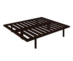Vivere Zen - Letto a doghe componibile Matrimoniale - LM2-2 Reti a doghe 80x190 unibili con Incastro a Pettine