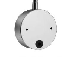 parlat LED Lampada da lettura/lampada da parete Han, braccio flessibile, cromo, interruttore, bianca calda