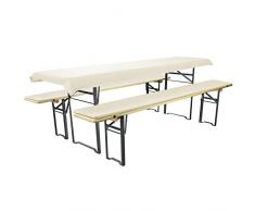 Brand sseller birra Bank Set di cuscini per sedie tavoli e panche 2 panche imbottite di circa 220 X 25 X 1,6 e 1 tovaglia 240 X 70 in diversi colori/Motivi