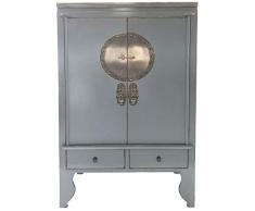 OPIUM OUTLET Comò cassettiera credenza consolle Credenza mobili Armadio Matrimonio armadietto Cinese Asiatico Orientale Antico Vintage Shabby-Chic Comodini Cinesi Camera da Letto